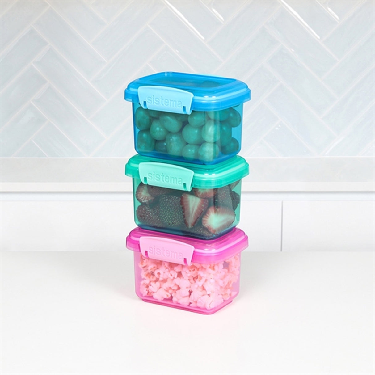 Sistema Food Storage Boxes 400 ml 3-pack