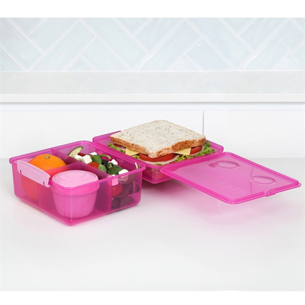 Sistema Lunch Cube Max Lunch Box 2,0 L Pink