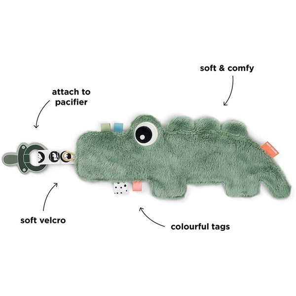 Done by Deer Comfort Blanket Croco Green