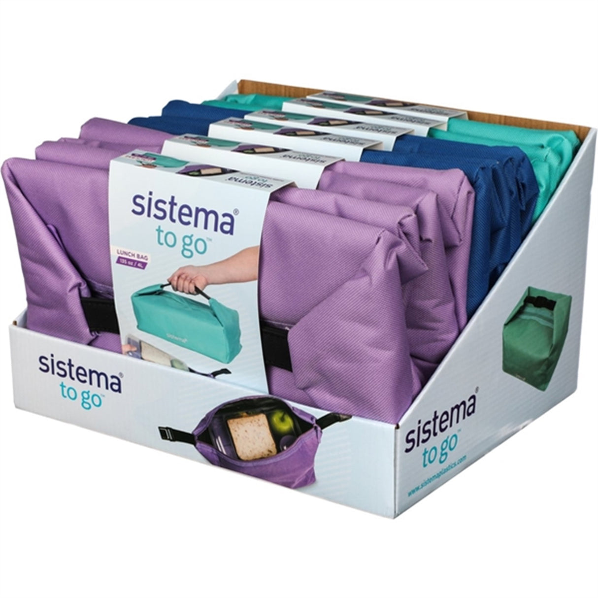 Sistema To Go Bento Coolers 4 L Ocean Blue