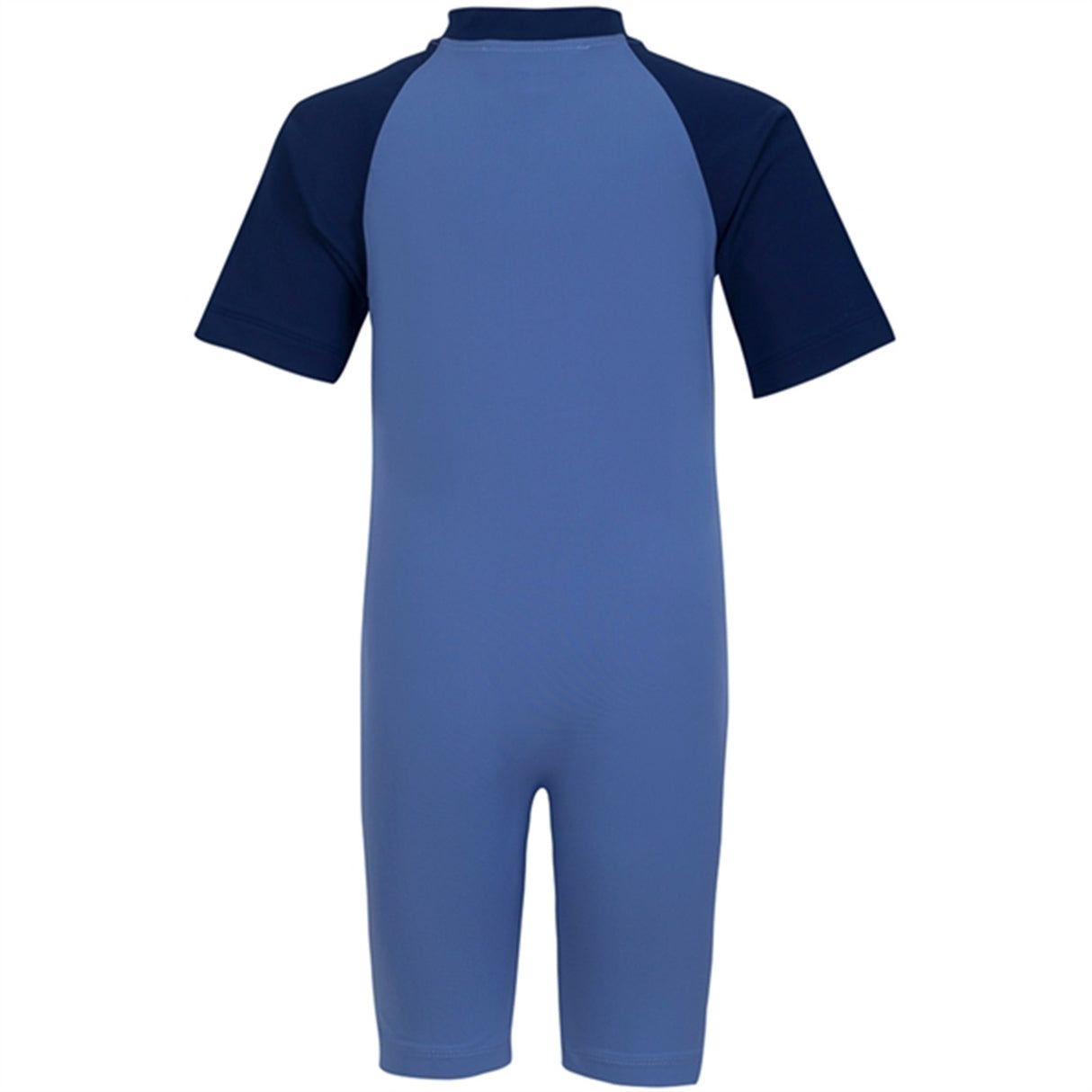 Petit Crabe Nordic/Blue Multi Color Sunsuit with Zipper