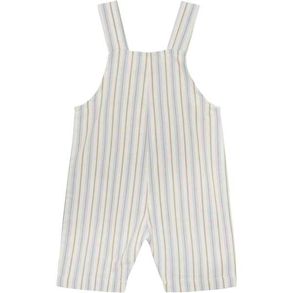 Huttelihut Woven Stripe Silver Sage Onesie w. Lining