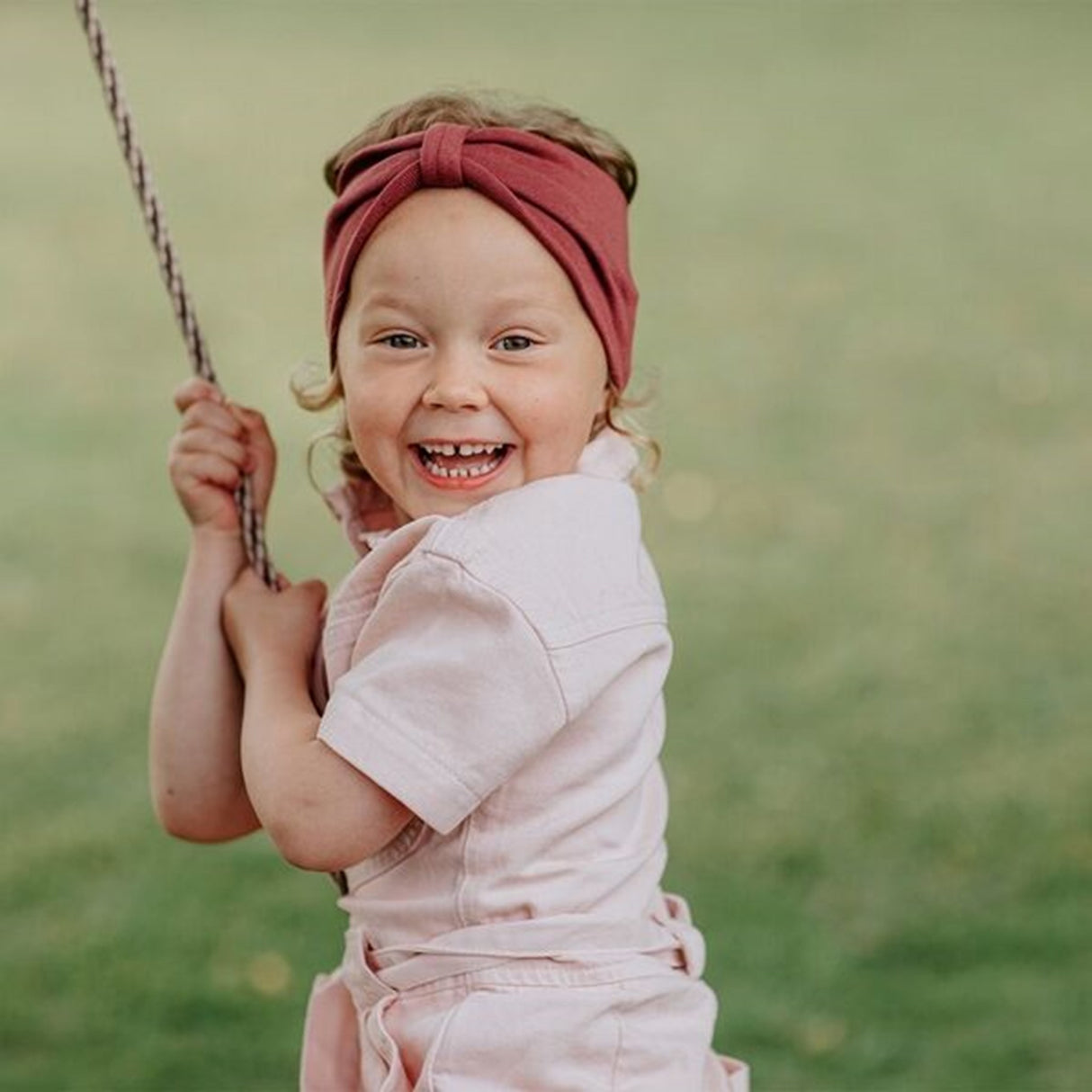 Racing Kids Headband Bow Forest Berries