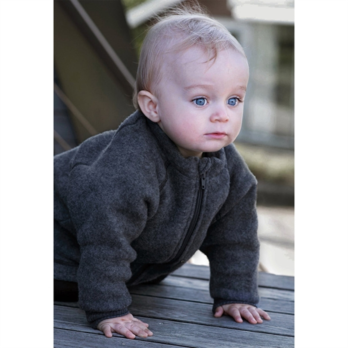 Mikk-Line Wool Suit Anthracite Melange
