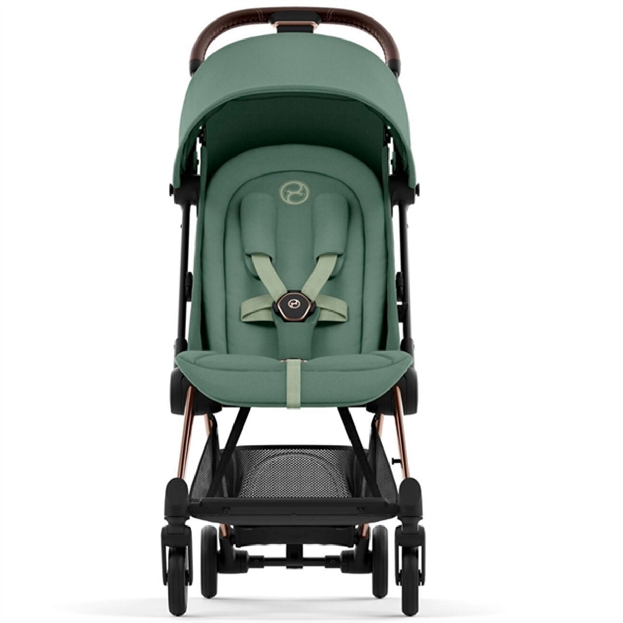 Cybex Coya Stroller Rosegold Leaf Green 8