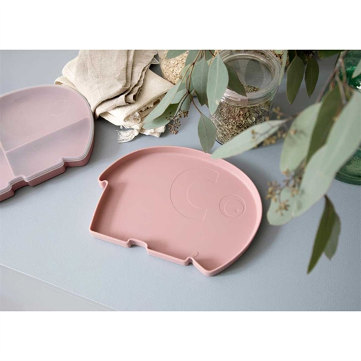 Sebra Silikone Plate Fanto The Elefant Blossom Pink