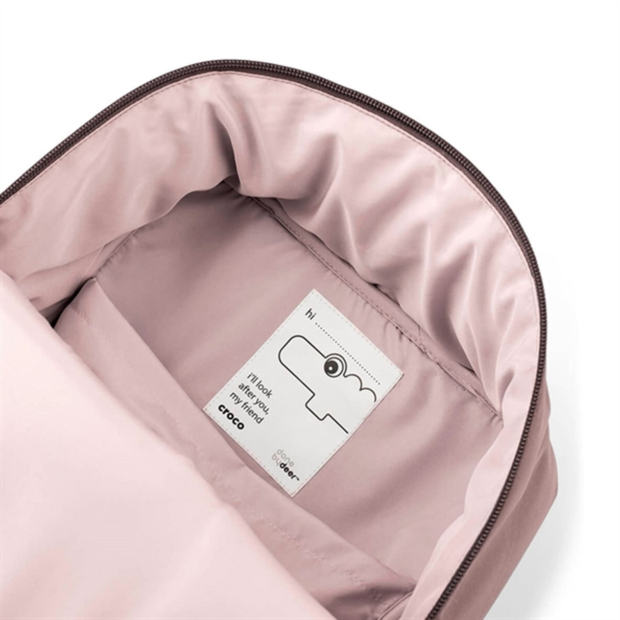 Done by Deer Backpack Croco Powder