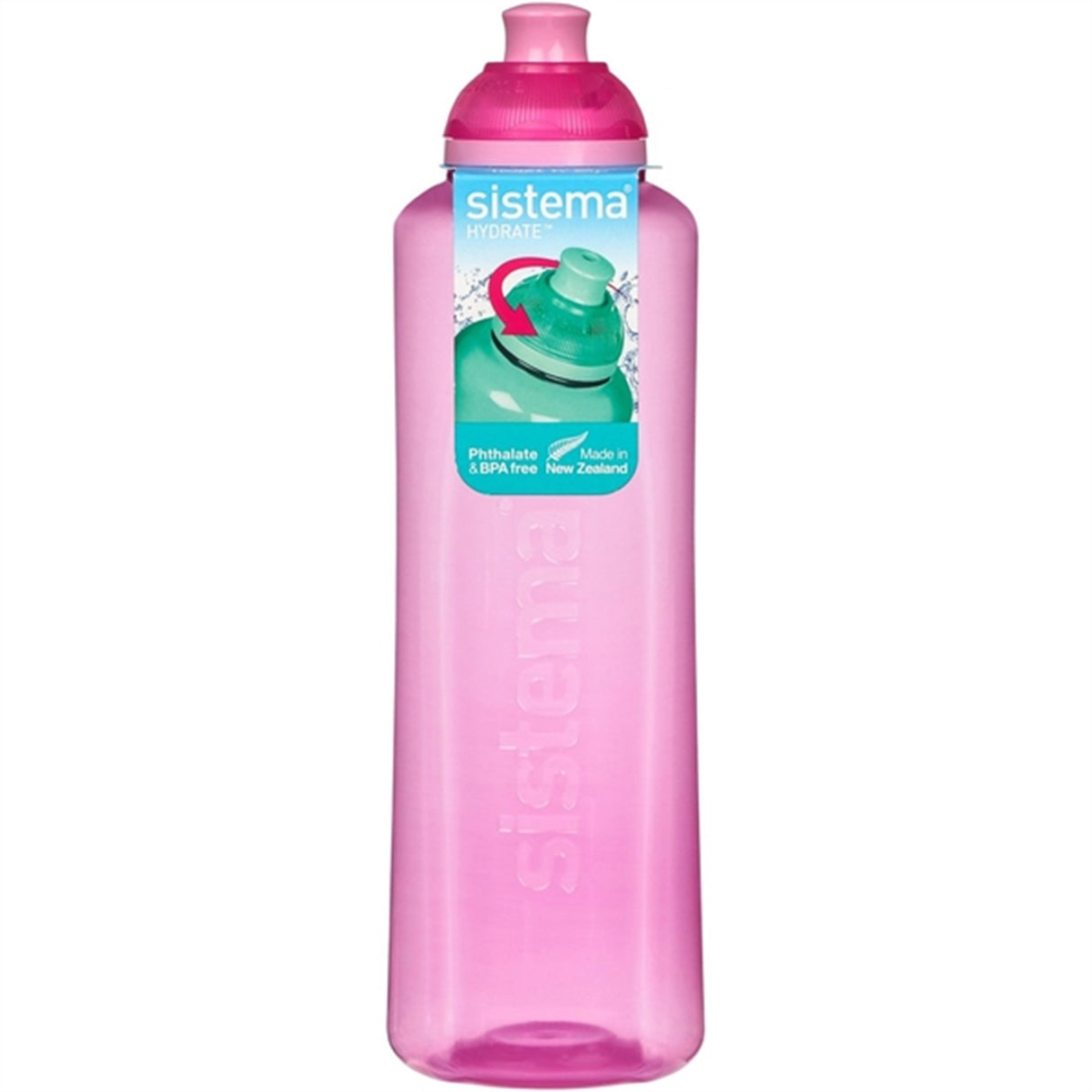 Sistema Twist 'n' Sip Swift Water Bottle 480 ml Pink