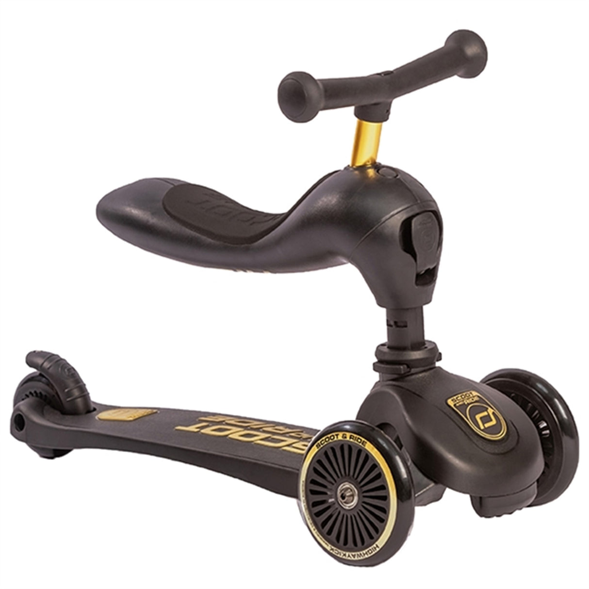 Scoot and Ride Highway Kick 1 Black/Gold