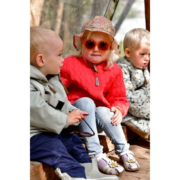 Mikk-Line Sun Hat AOP Warm Taupe