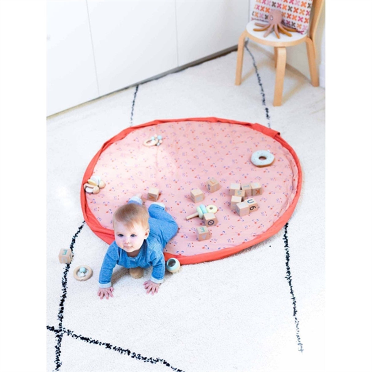 Play&Go 3-i-1 Play Mat Soft Animal Face