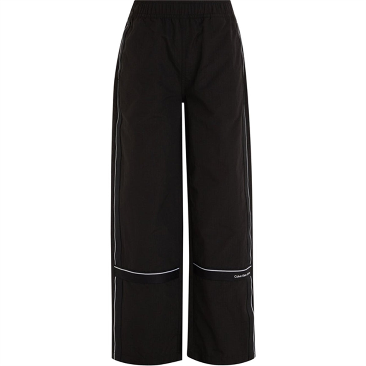 Calvin Klein Ripstop Tape Straight Pants Ck Black