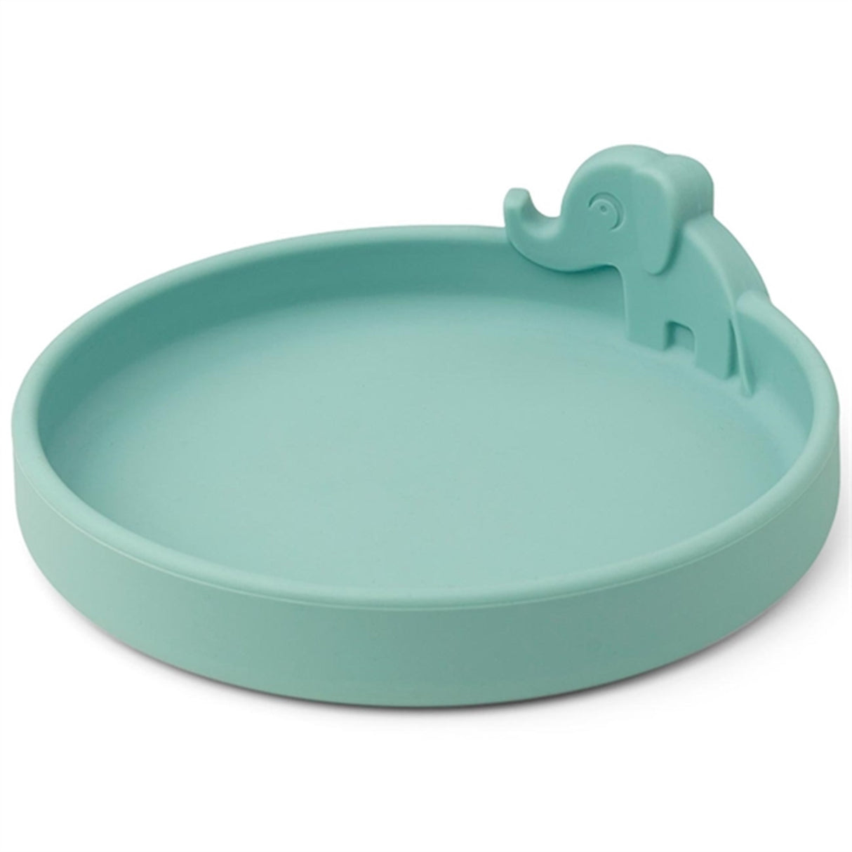 Done by Deer Peekaboo Plate Elphee Blue