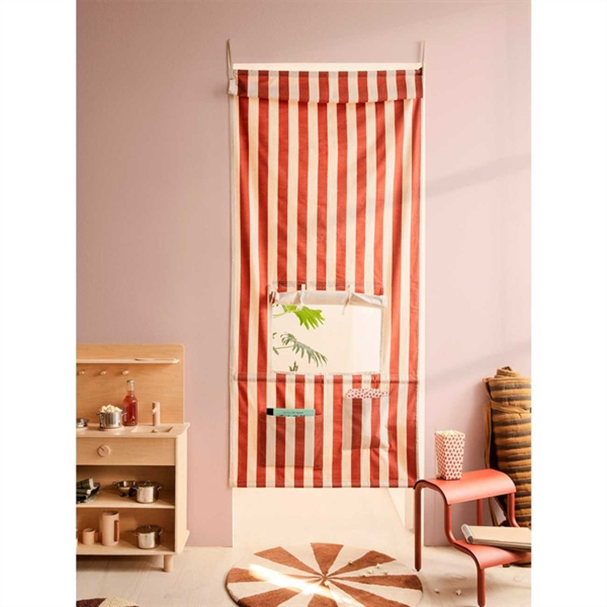 Ferm Living Kids Kiosk Dark Brick/Offwhite