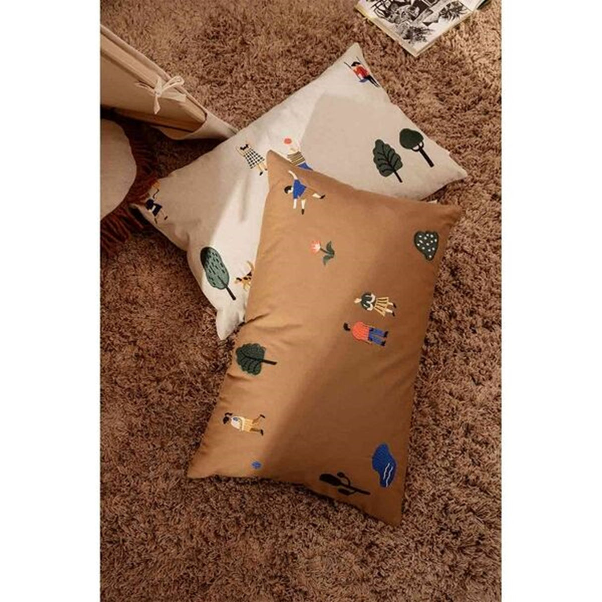 Ferm Living The Park Cushion with Pillow Sugar Kelp