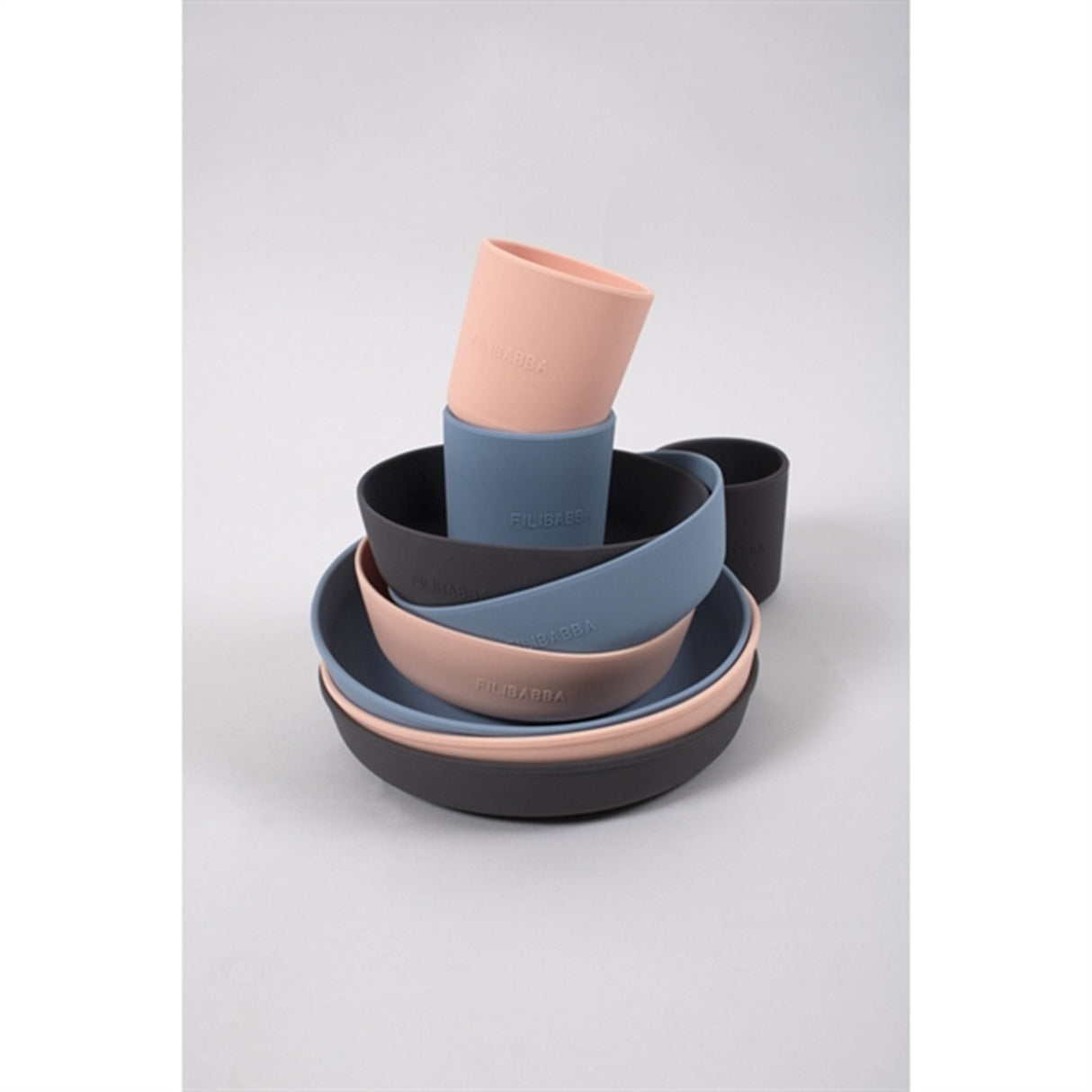 FILIBABBA Cup 2-pack Stone Grey