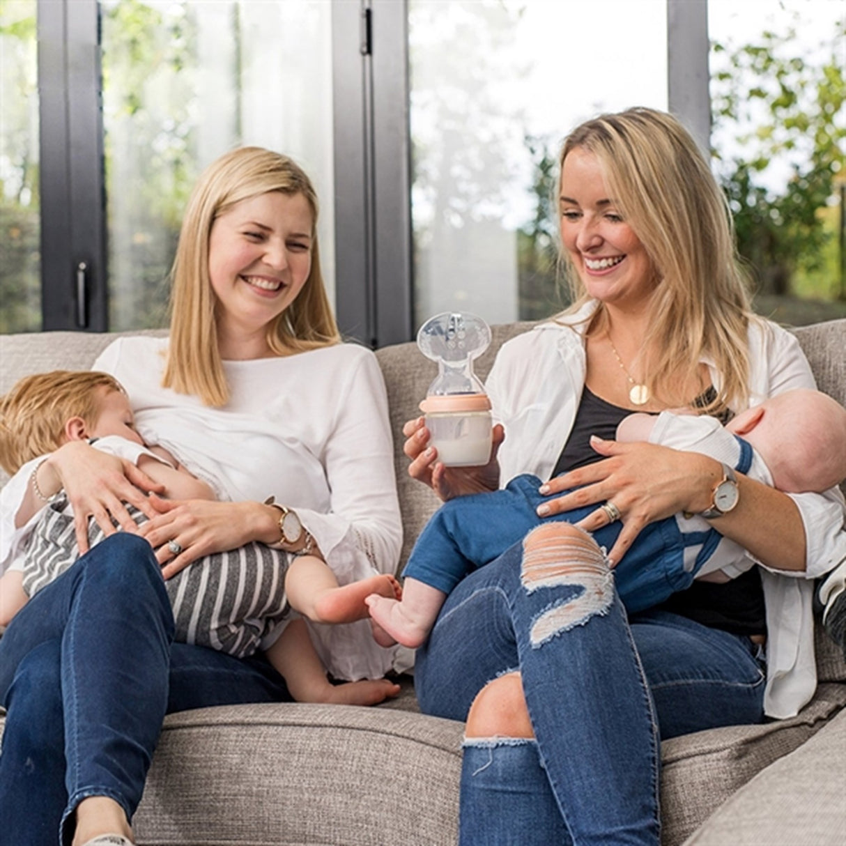 Haakaa Breast Pump & Bottle 160Ml Grey Gen 3.