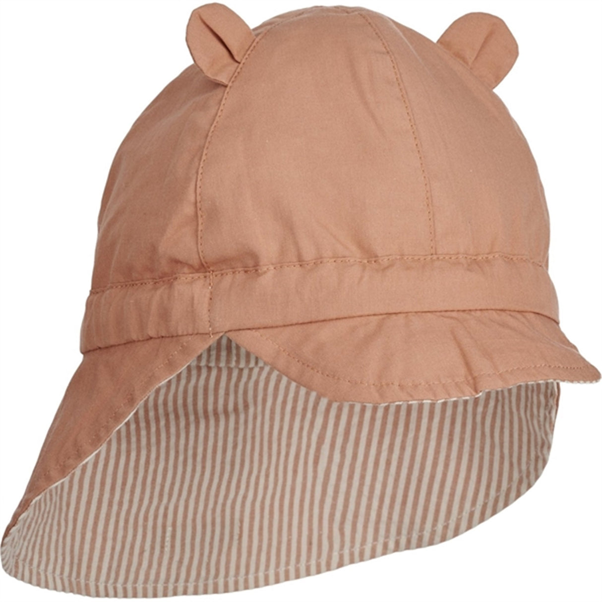 Liewood Gorm Sun Hat Stripe Tuscany Rose/Sandy