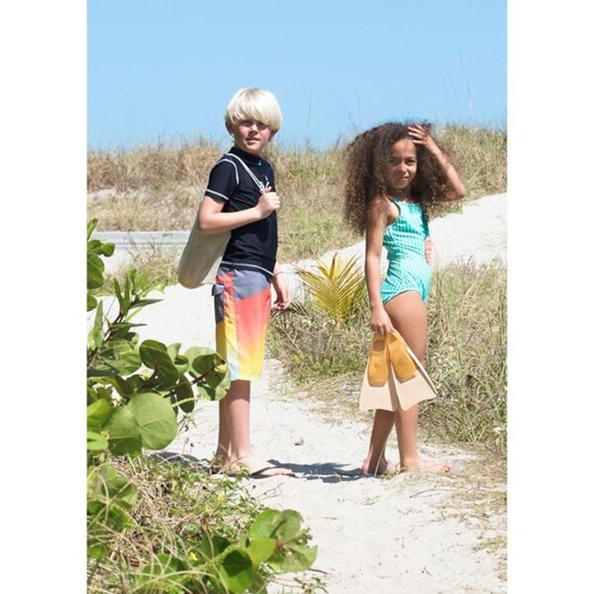 Hevea Peach Swim Finns