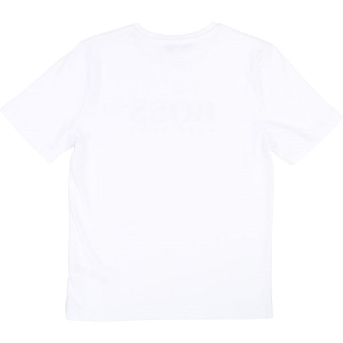 Hugo Boss Boy Short Sleeves Tee-shirt White 2