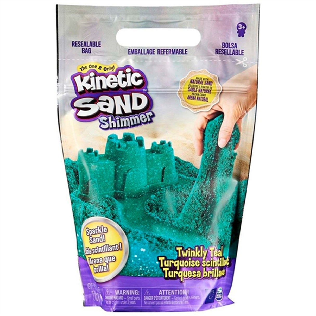 Kinetic Sand Glitter Sand Teal