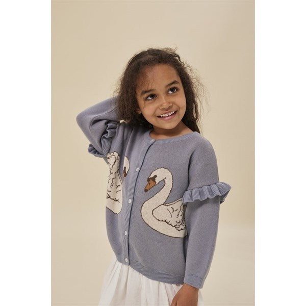 Konges Sløjd Tradewinds Lapis Frill Cardigan
