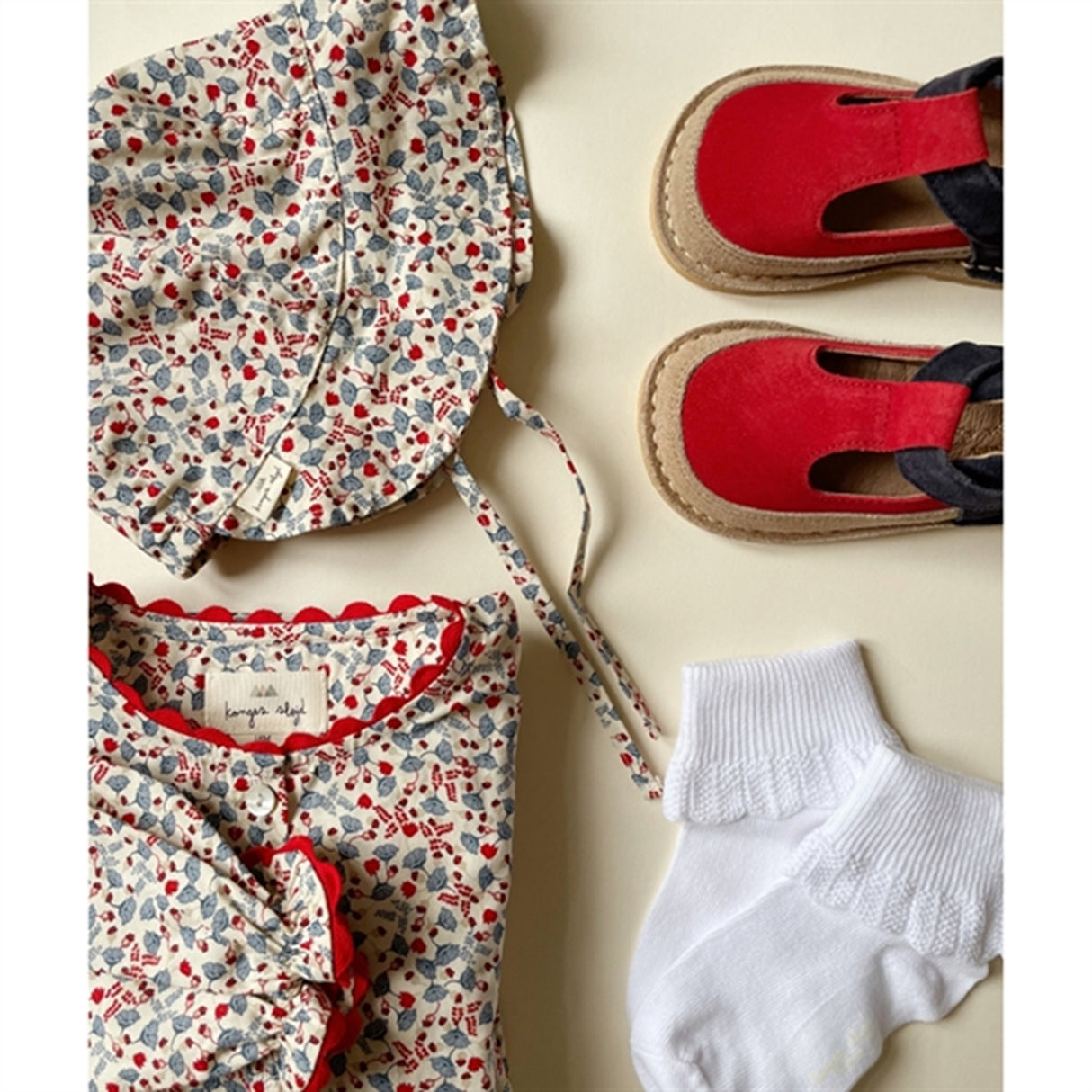 Konges Sløjd Esmee Sandal Suede Tricolore