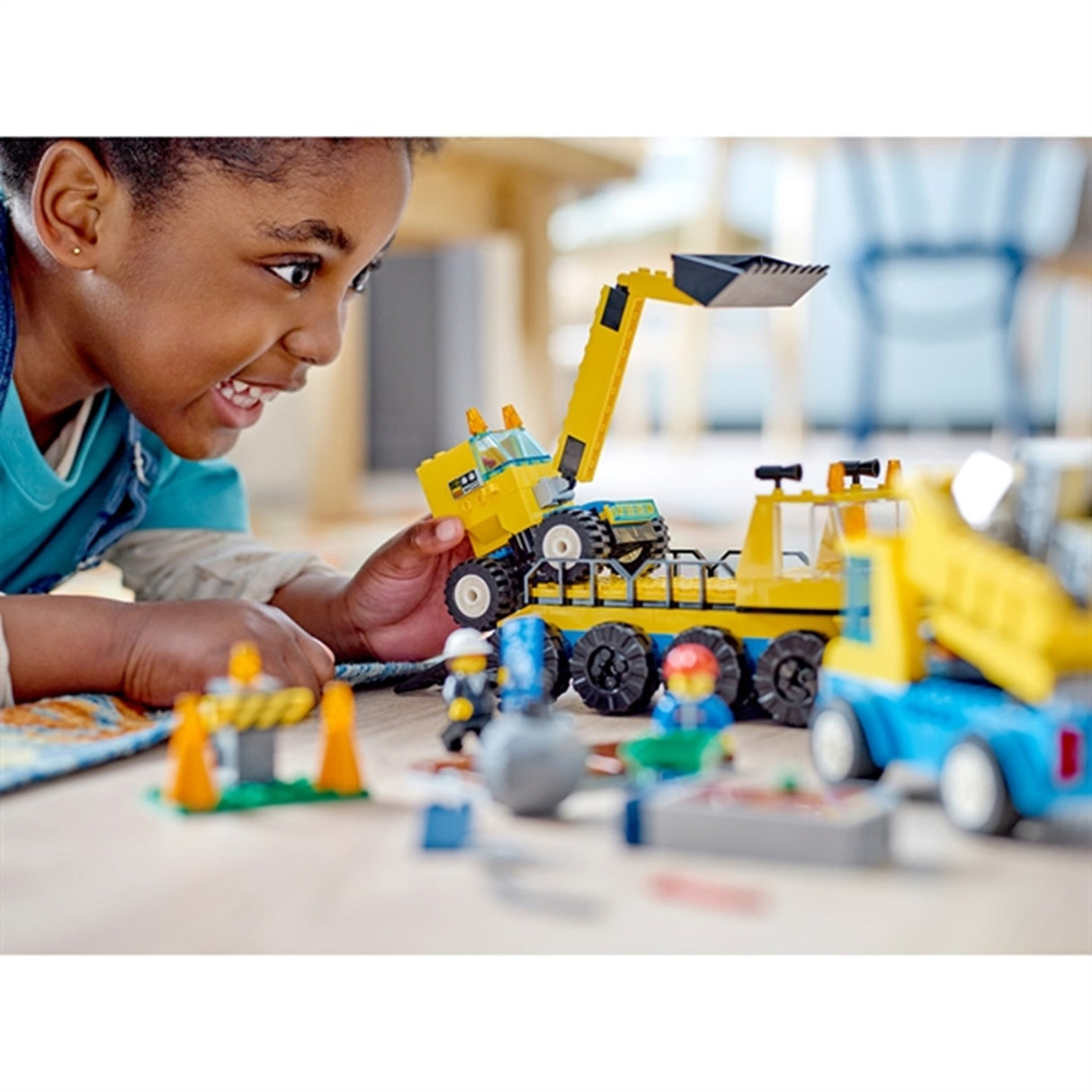 LEGO® City Construction Trucks and Wrecking Ball Crane