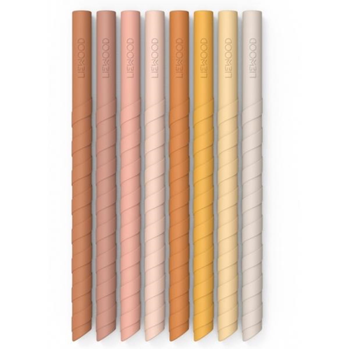 Liewood Zoe Straw 8-Pack Rose Mix