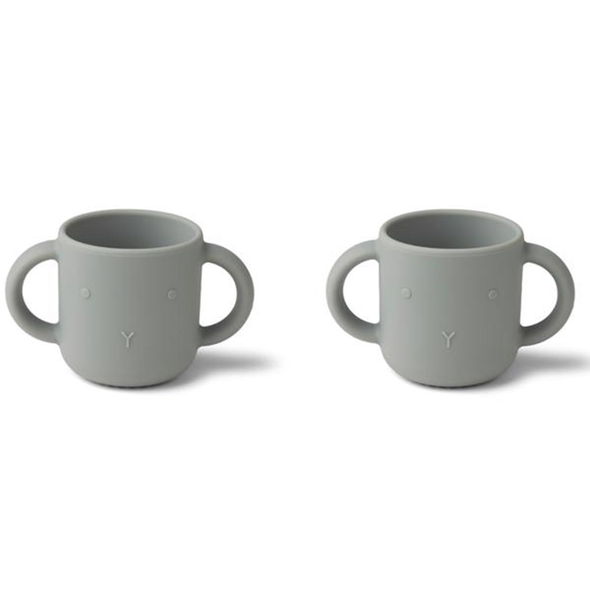 Liewood Gene Silicone Cup 2-Pak Rabbit Dove Blue