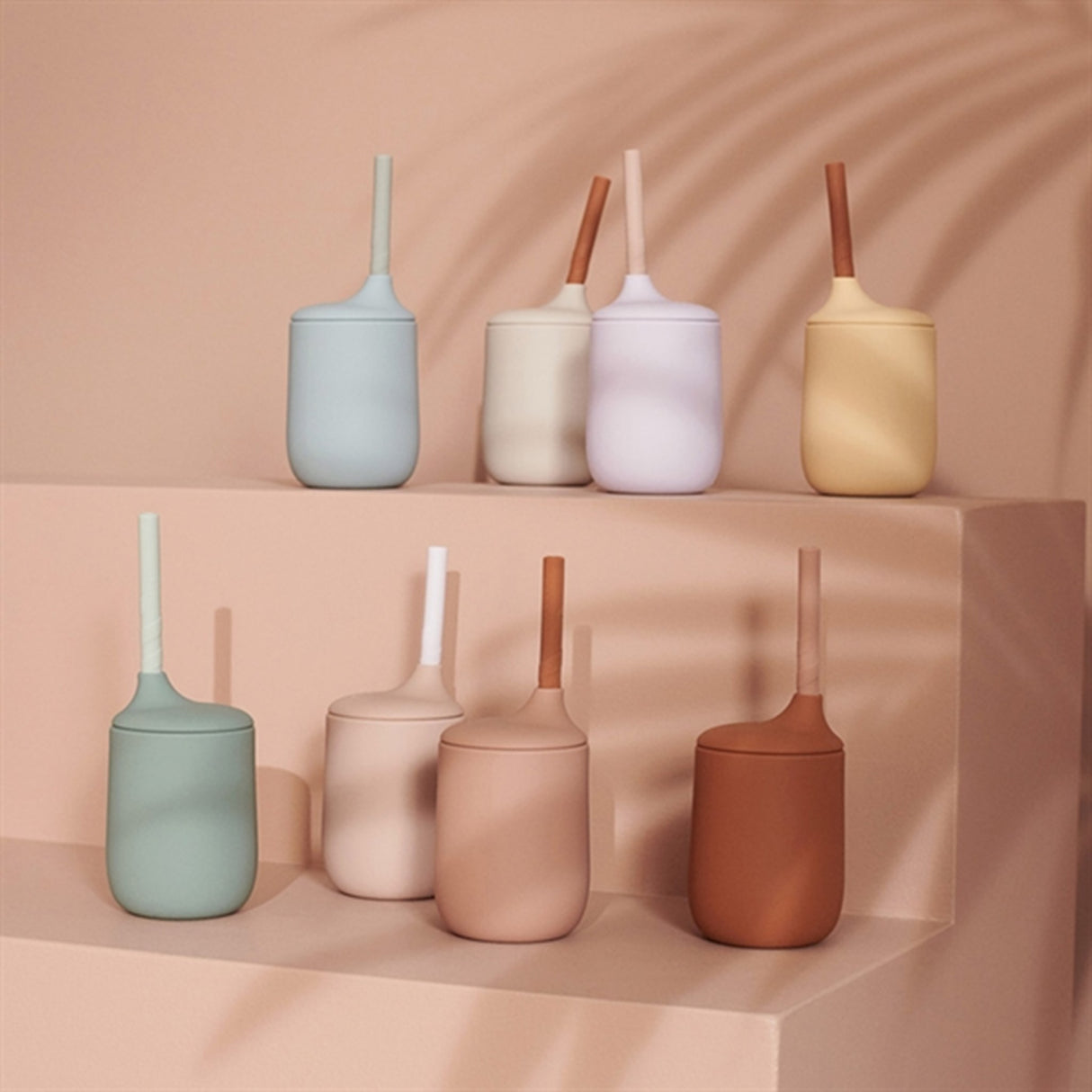 Liewood Ellis Sippy Silicone Sippy Cup 2-Pack Mint Mix