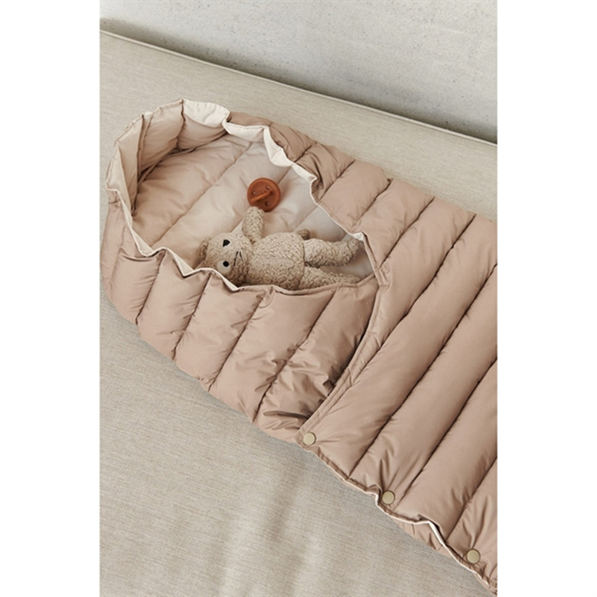 Liewood Orion Footmuff Oat