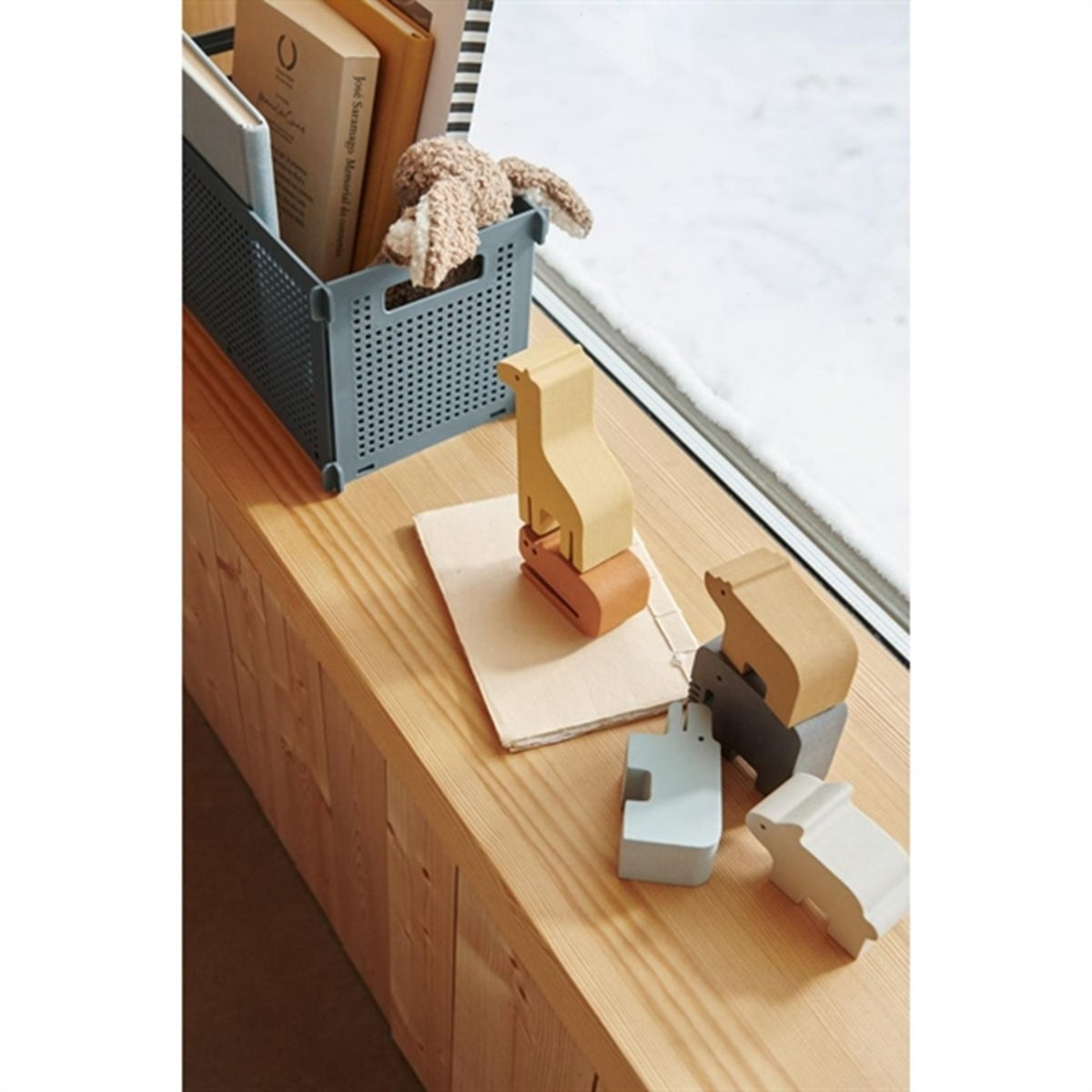 Liewood Dirch Storage Box S Whale Blue