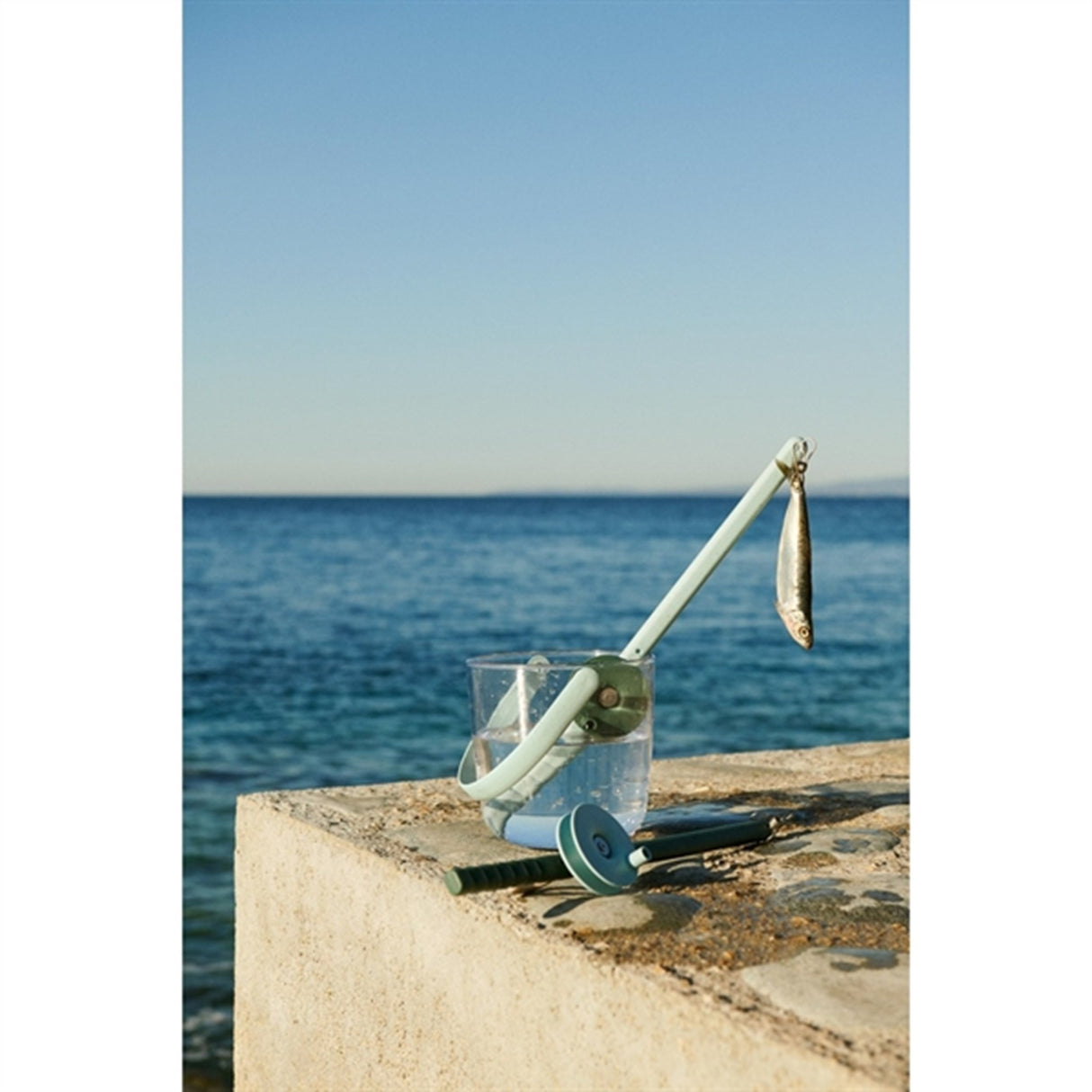 Liewood Cora Crab Rod Set Garden Green Mix