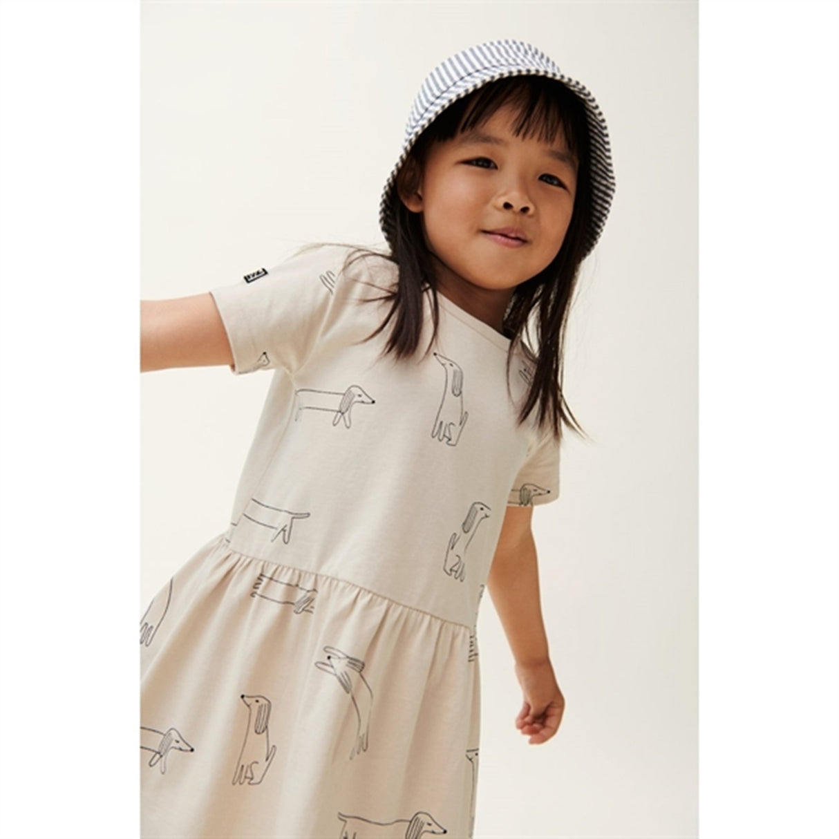 Liewood Salva Bucket Hat Y/D Stripe Whale Blue Creme De La Creme