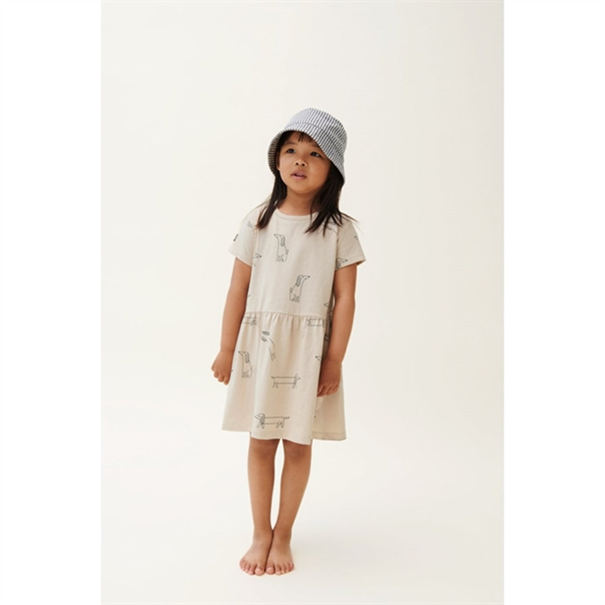 Liewood Salva Bucket Hat Y/D Stripe Whale Blue Creme De La Creme