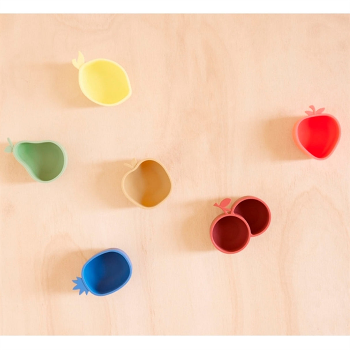 OYOY Yummy Snack Bowls Lemon & Pear Yellow/Green