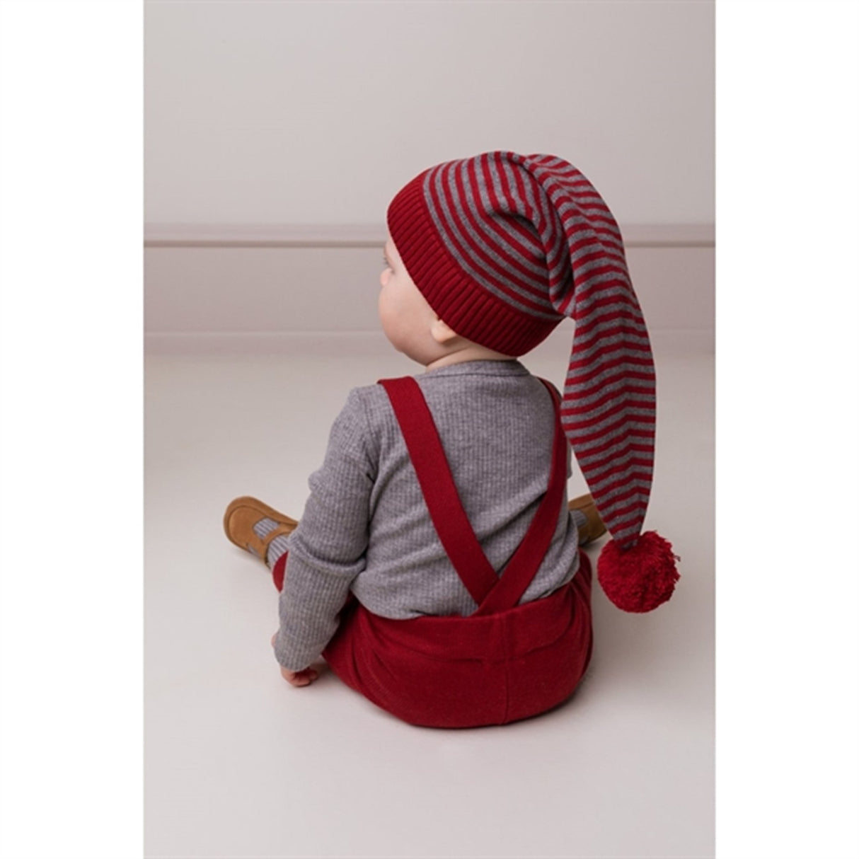 MarMar Hibiscus Red Pirol Suspender Pants