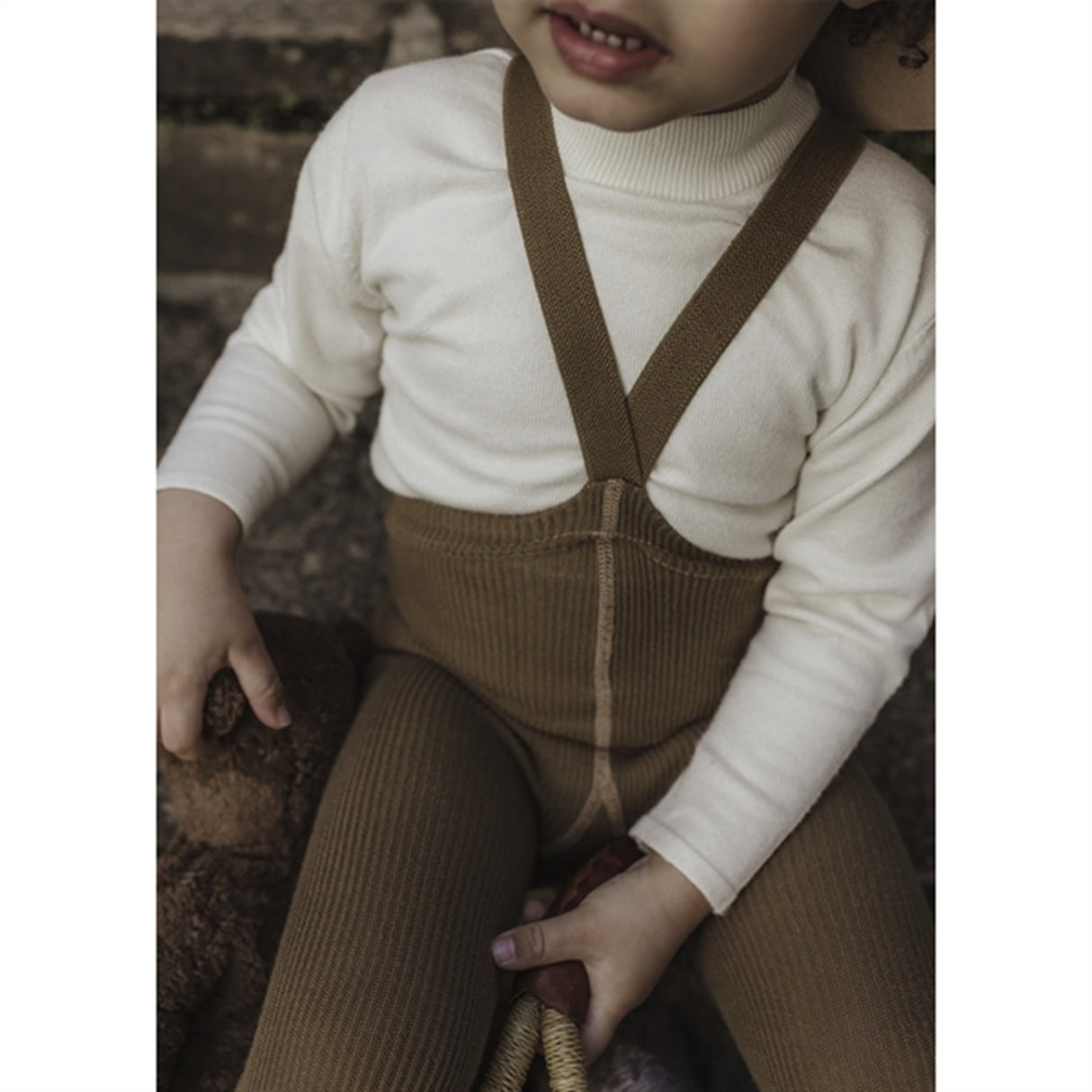 Silly Silas Footed Tights Acorn Brown