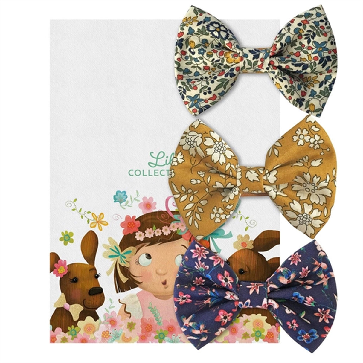 Milledeux Giftbox Liberty Hairclips 3 pieces