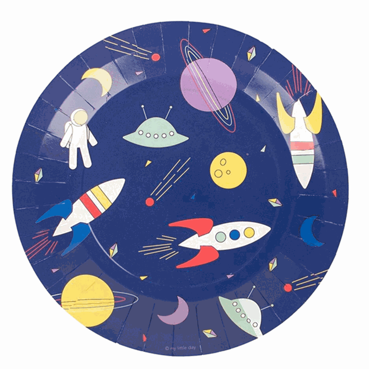 My Little Day Cosmos Plates 8 Pcs
