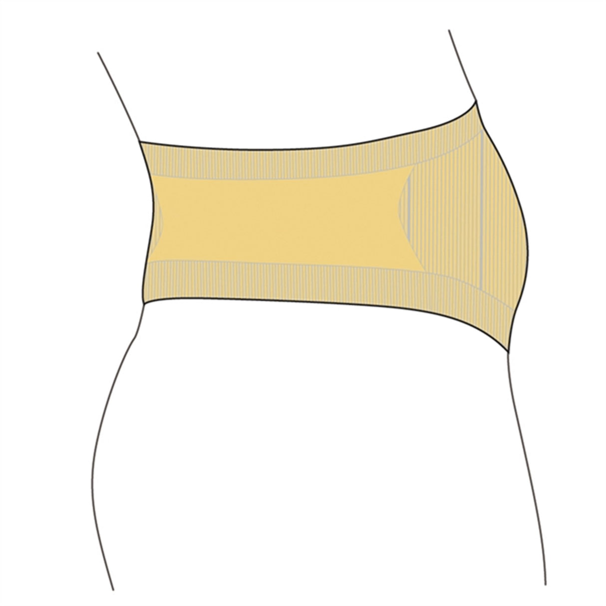 Carriwell Maternity Support Band White 6