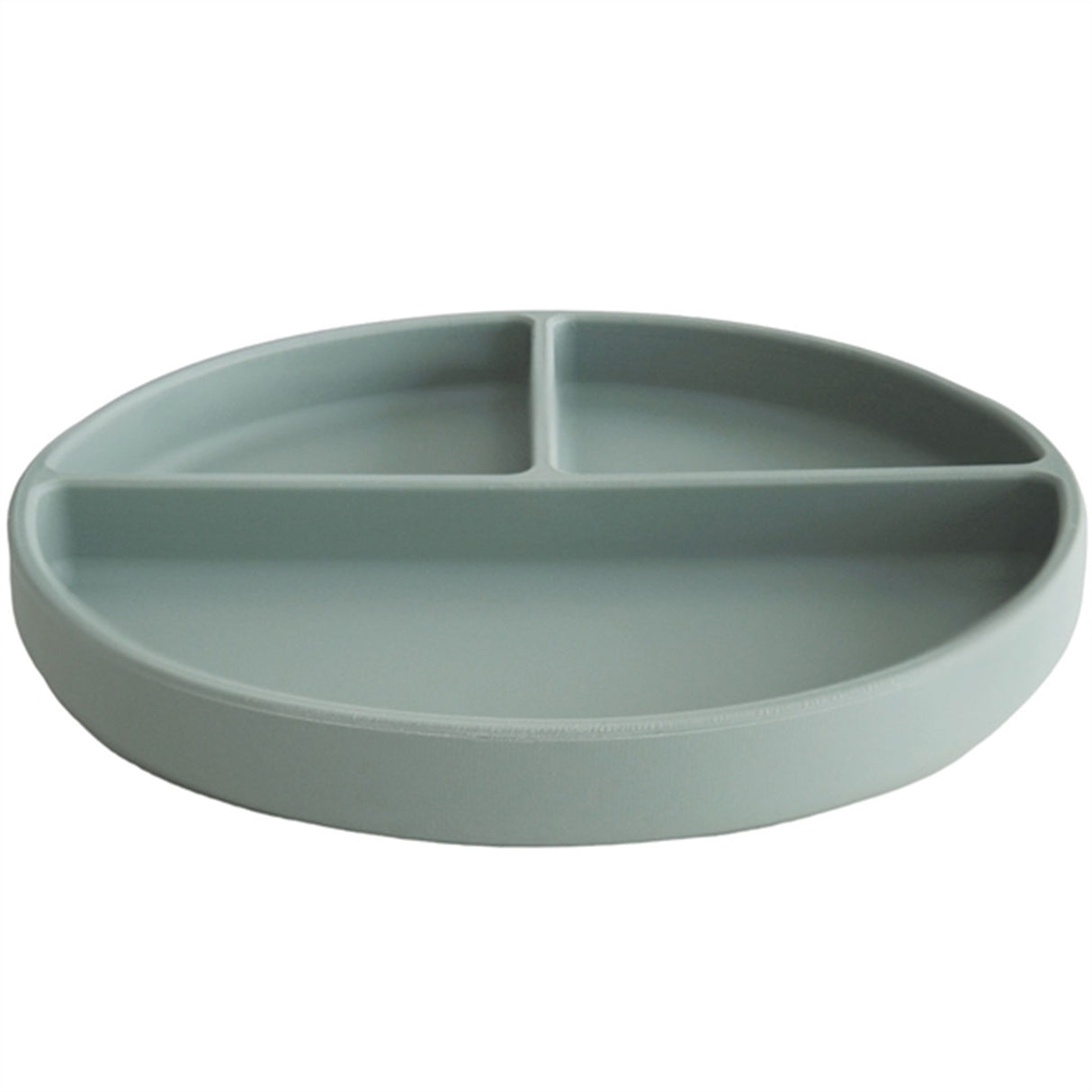 Mushie Silicone Plate Cambridge Blue