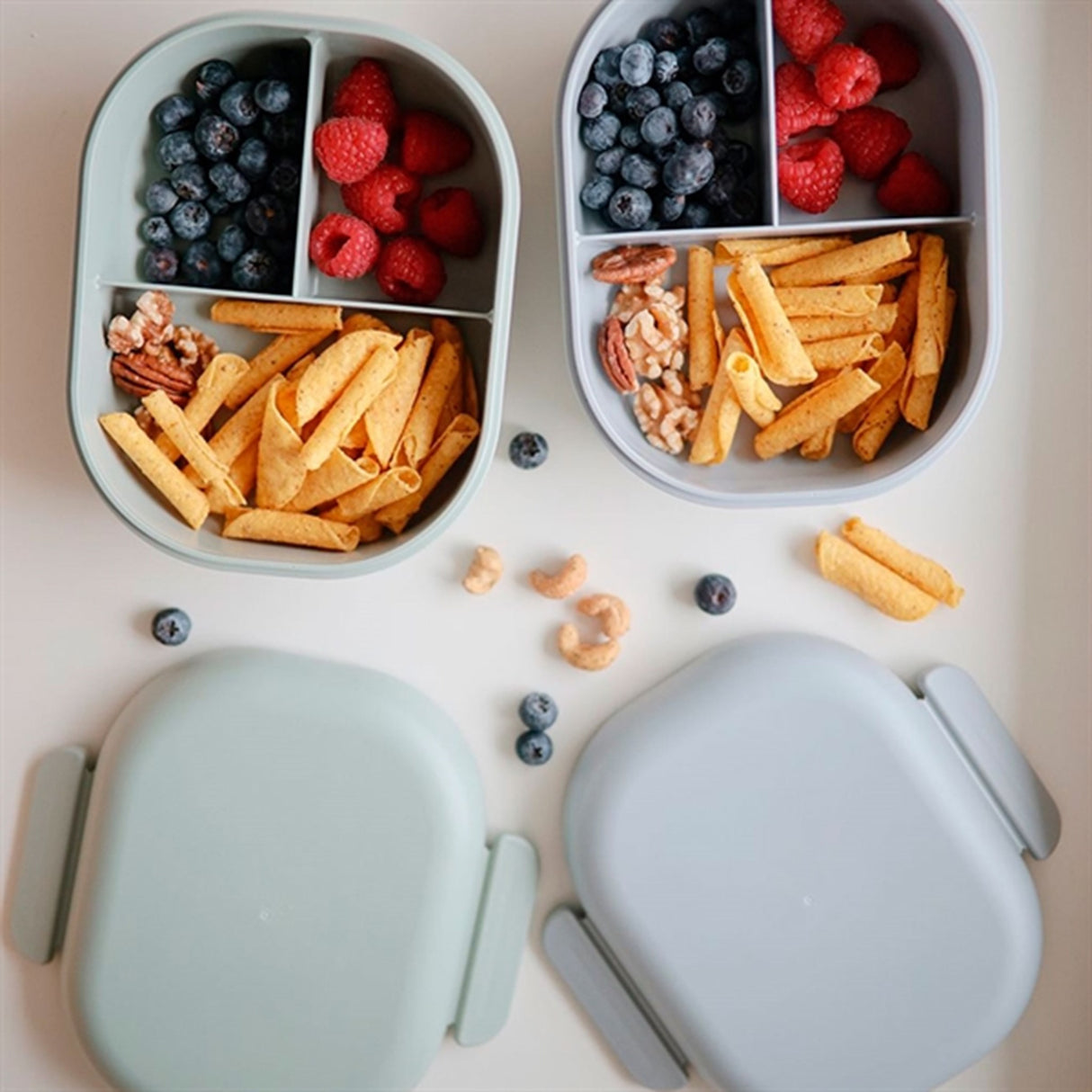 Mushie Lunchbox Sage