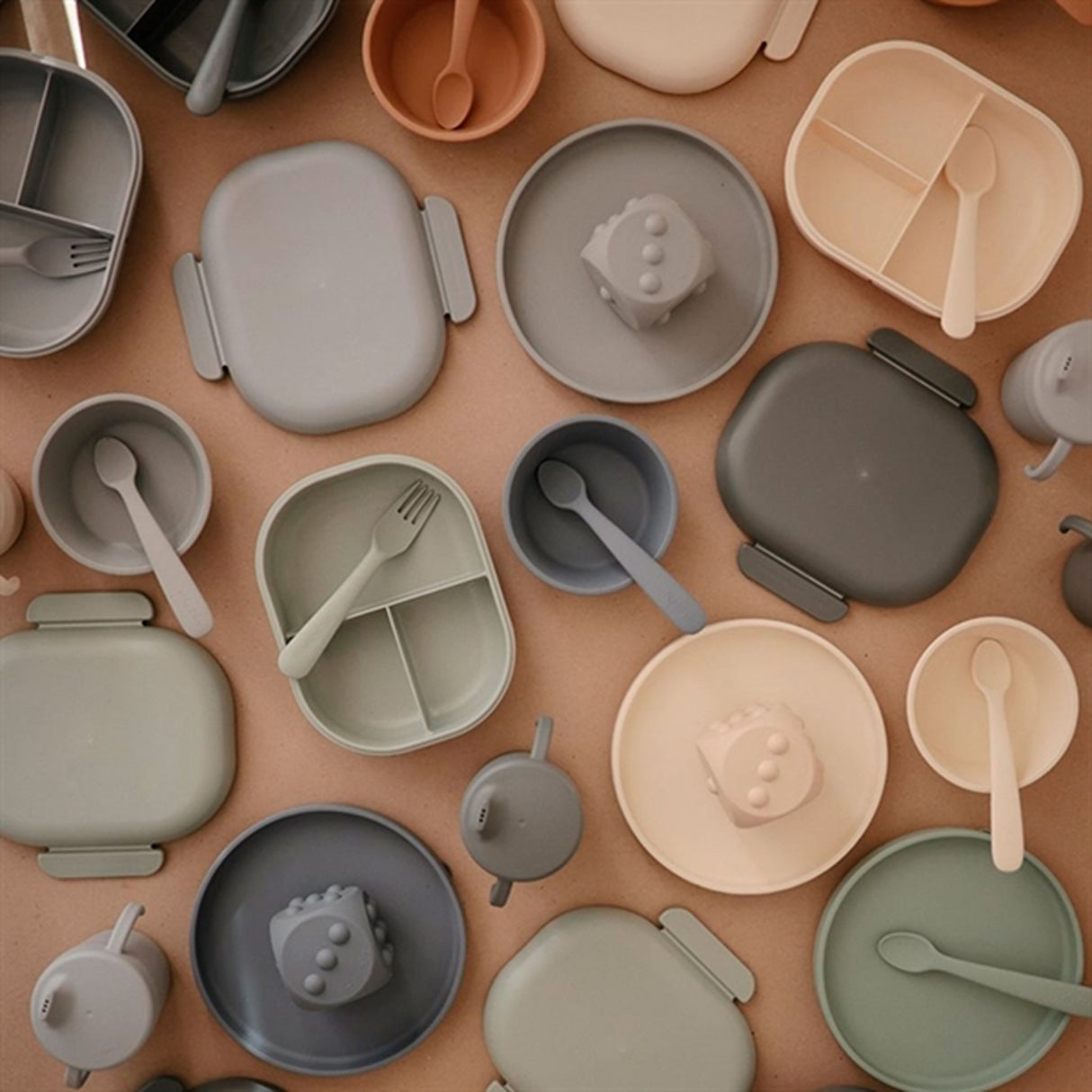 Mushie Lunchbox Ivory