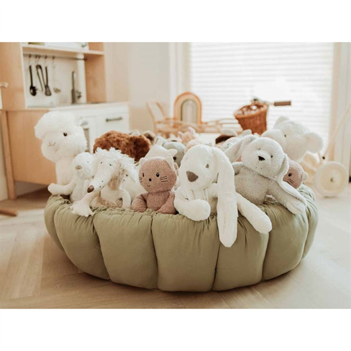 Play&Go 3-in-1 Play Mat Organic Bloom Meadow green