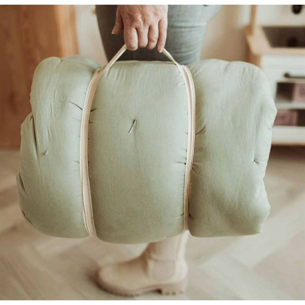 Play&Go 3-in-1 Play Mat Organic Bloom Meadow green