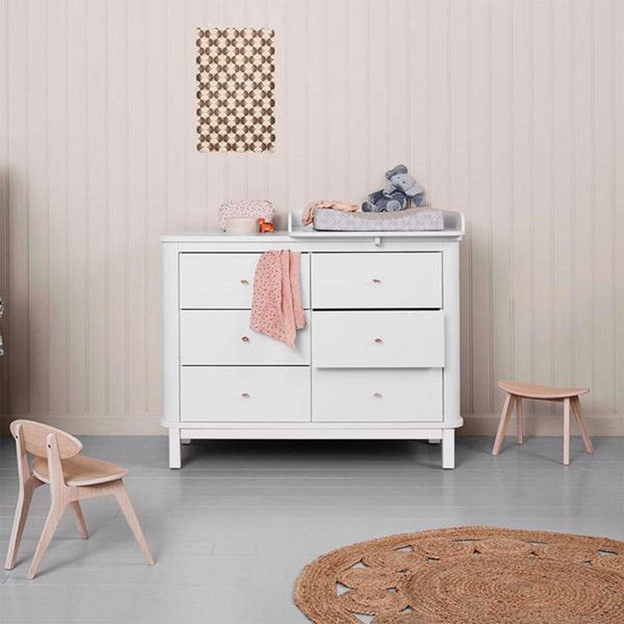 Oliver Furniture Wood Nursery Dresser w. 6 Draws