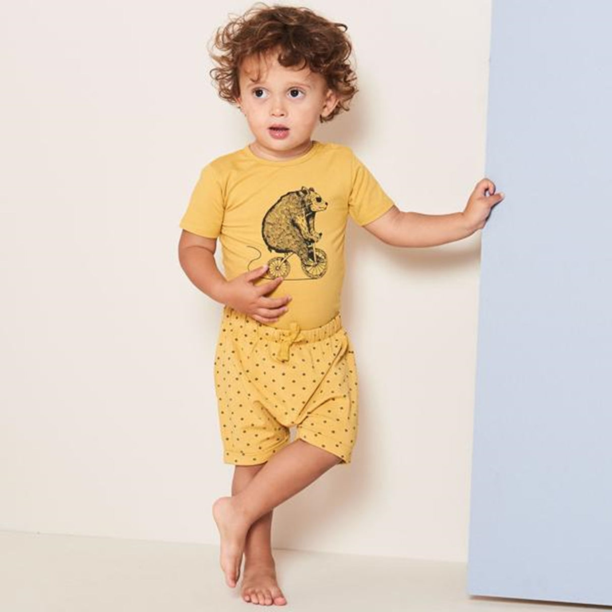 Sofie Schnoor Mustard Shorts 3