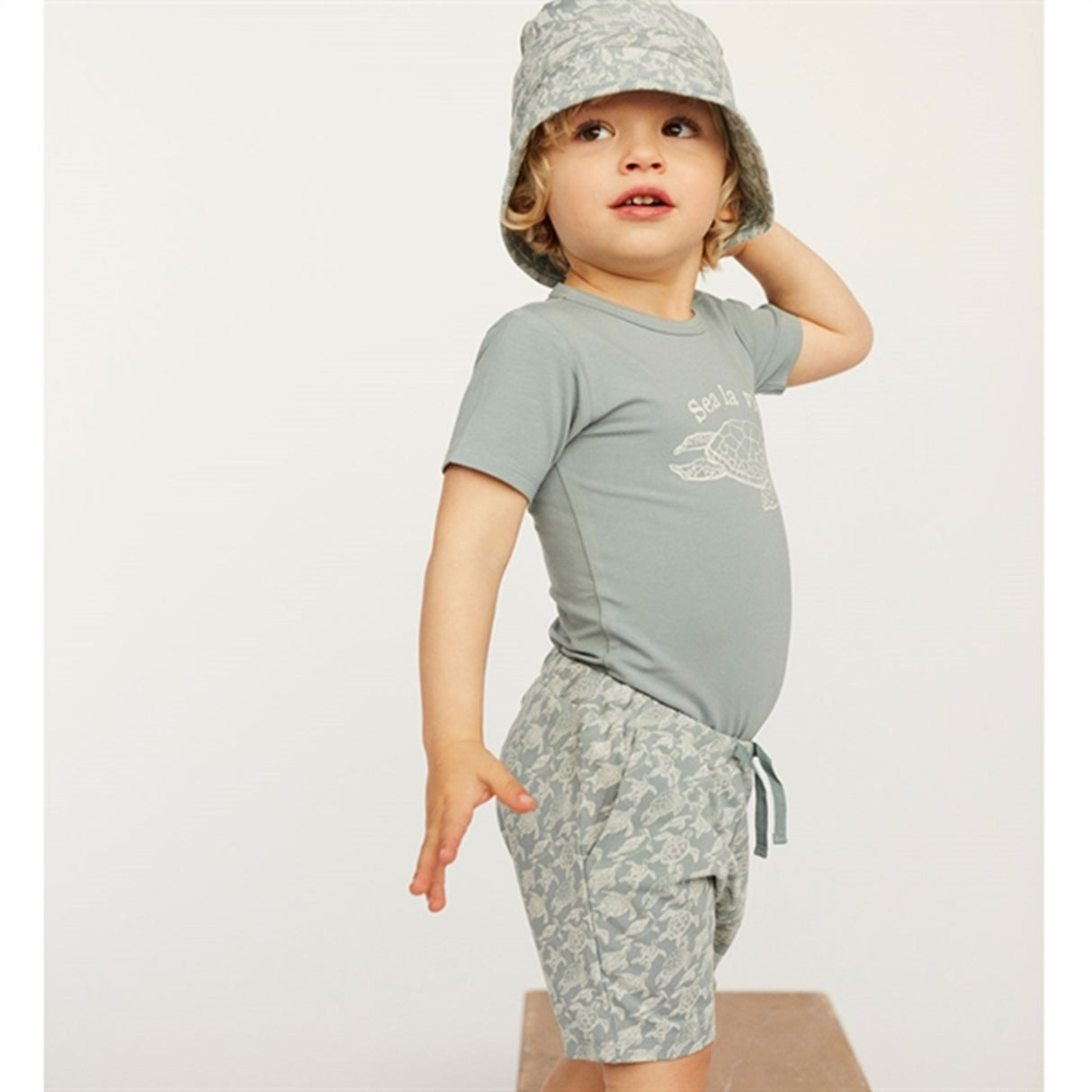 Sofie Schnoor Dusty Blue Monty Shorts 9